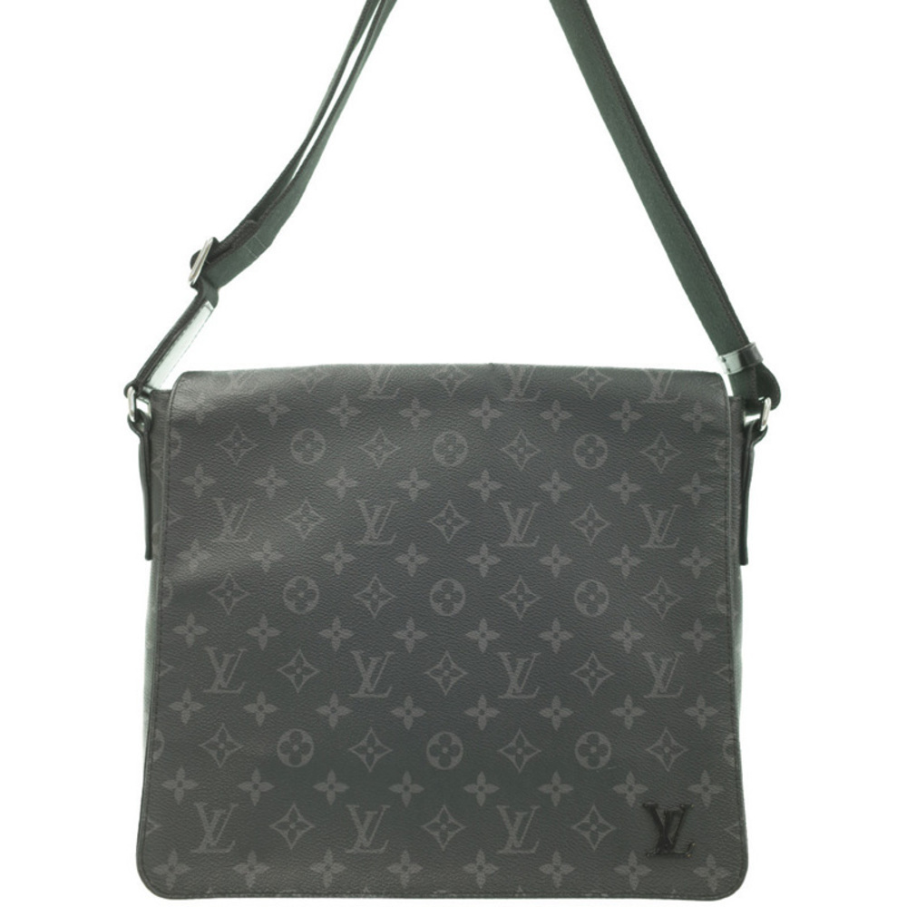 Louis Vuitton Eclipse District MM NM Shoulder Bag Black
